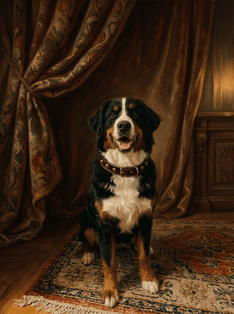 Berner Sennenhund im klassischen Stil